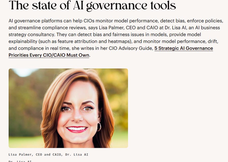 CIO.com: 5 Strategic AI Governance Priorities Every CIO/CAIO Must Own