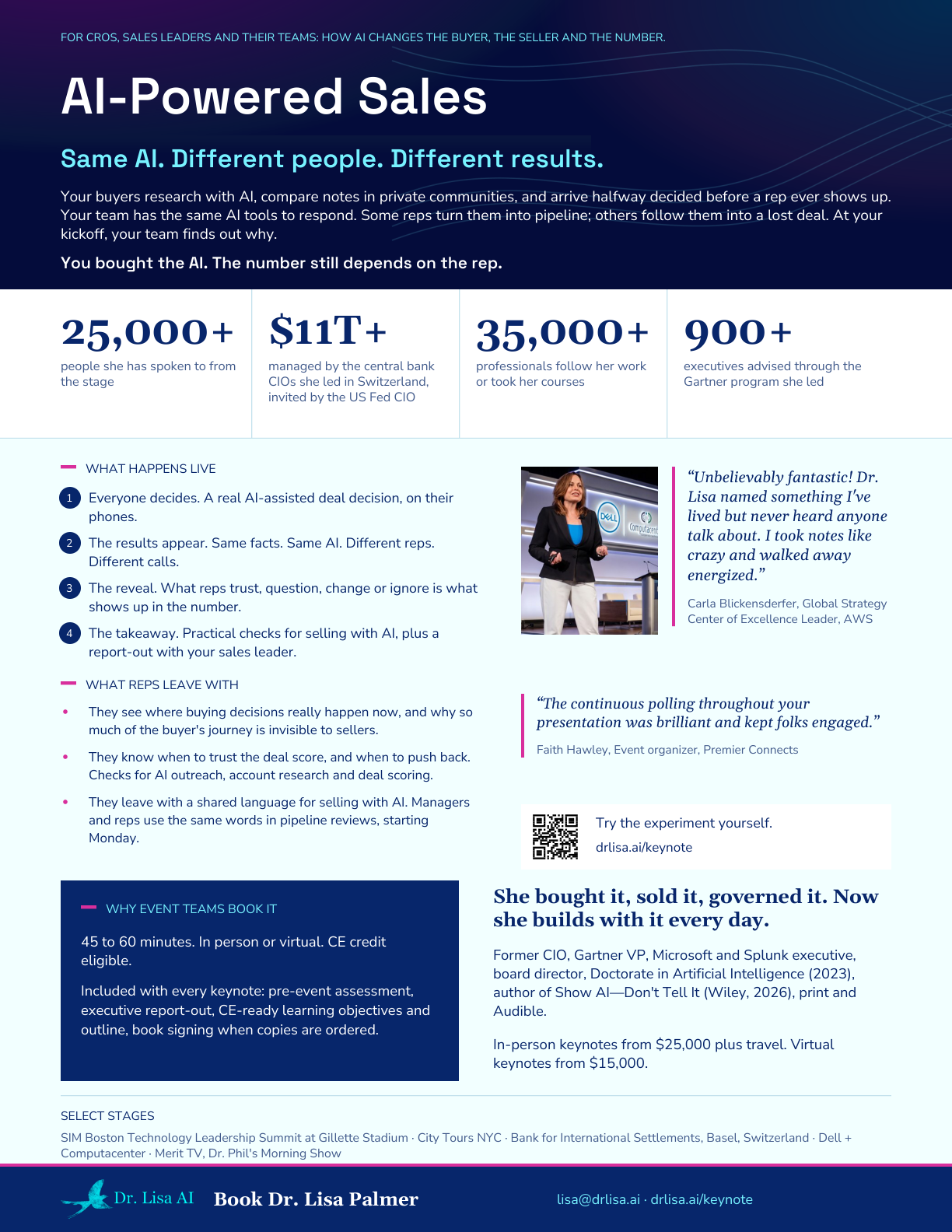 Sales Kickoff one-sheet preview